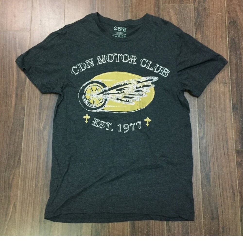 Cdn Motor Club Grey Warehouse One Large T Shirt Chest 36"